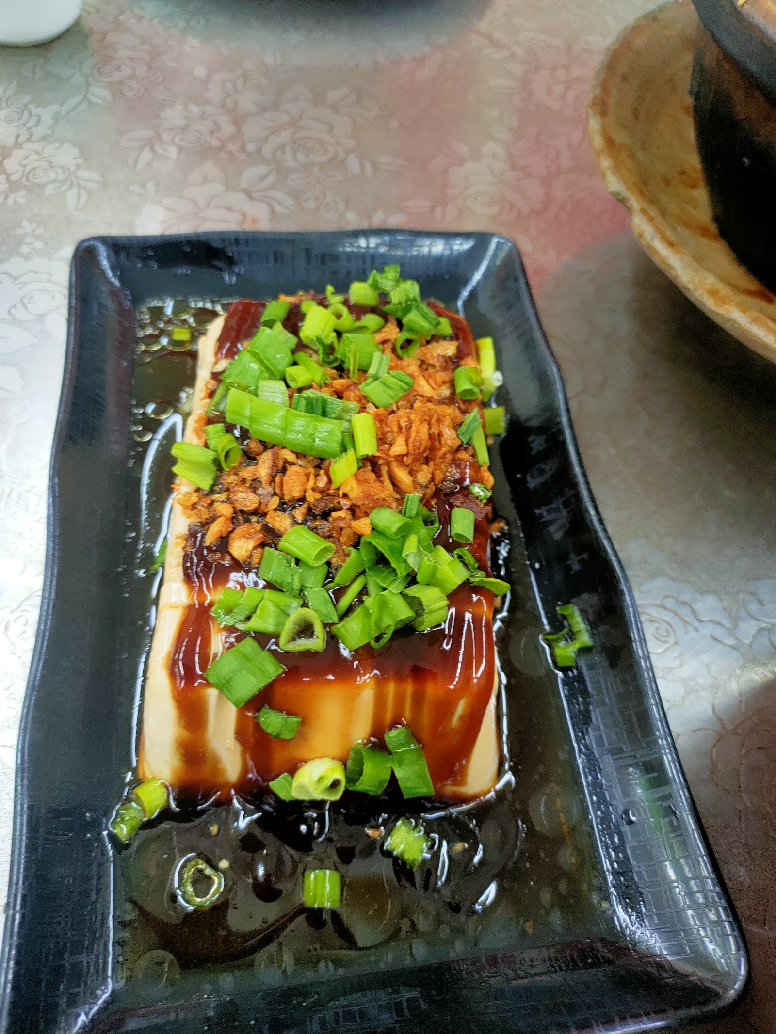 葱油豆腐+手工鱼丸 Steam Taufu With Fishball